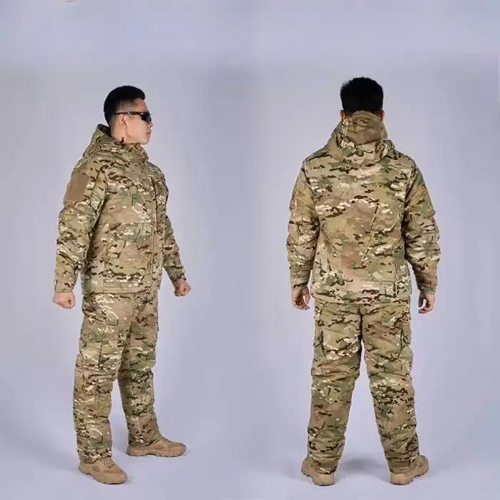 Veste tactique veste tactique homme hiver chasse Camouflage randonnée chaud à capuche manteau de Combat chasse Camping manteaux