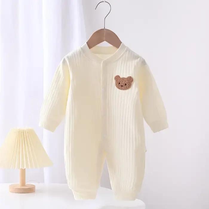 Vêtements d'automne pour bébé, body et une pièce pour garçons et filles, barboteuse pour nouveau-né,