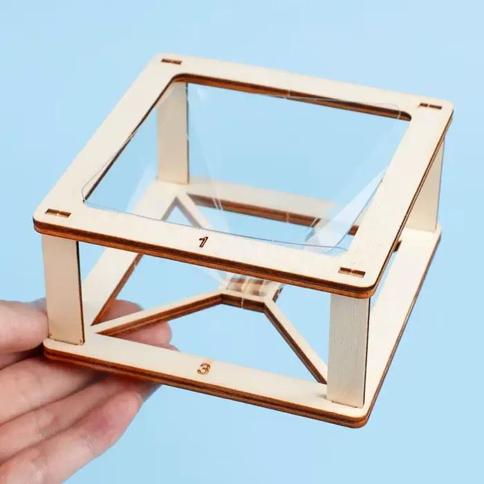 Kit de projet holographique 3D Do It Yourself pour enfants et adultes, jouet scientifique éducatif et créatif pour occasions spéciales