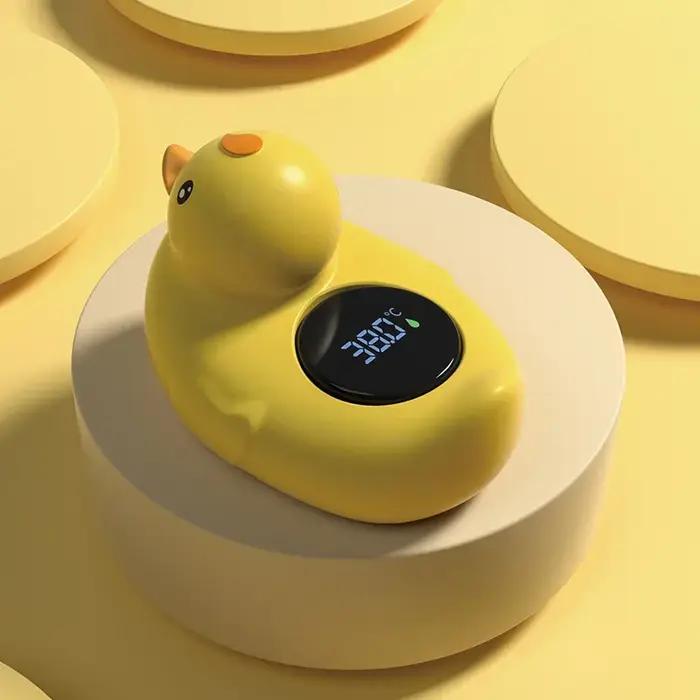 Petit canard jaune thermomètre bébé baignoire douche