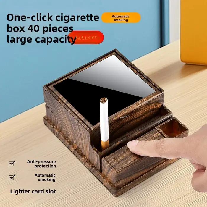 Nouveau Cartouche de cigarettes à pression automatique rétro 40 tubes haut de gamme