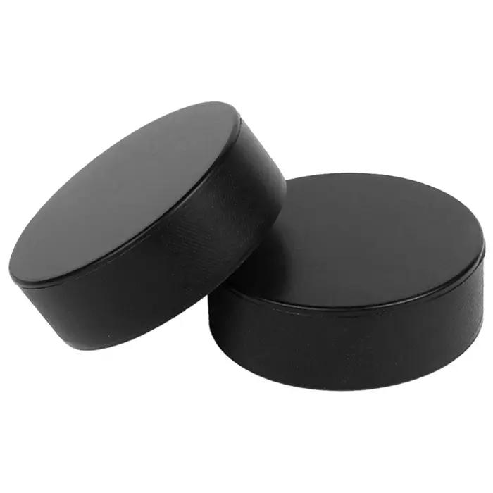 Rondelle de Hockey sur glace en mousse noire