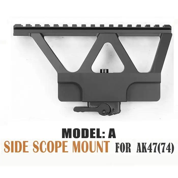 Skwoptics AK47(74)AK poignée de protection des mains foregrip Kalashnikov portée vue AK47(74) tactique sur Rail CNC aluminium M-LOK