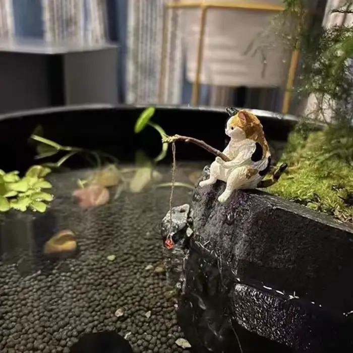Ornements de pêche de dessin animé de poisson incité
