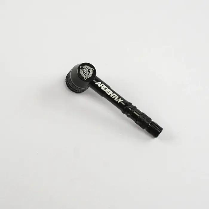 Adaptateur de roue à disque noir résistant à 90 degrés pour vélo de route et VTT