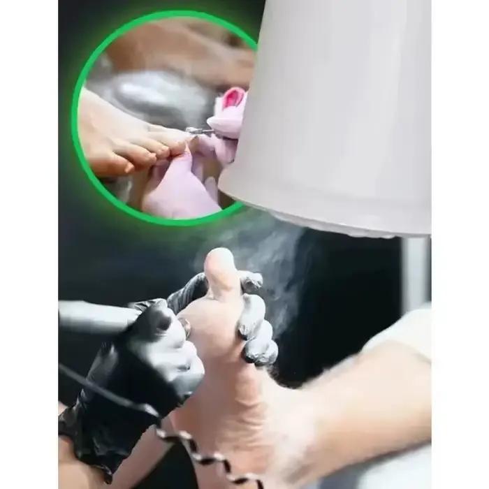 Lampe sans ombre + collecteur de poussière d'ongles 2 en 1 - Produit OEM professionnel 4Blanc pour s