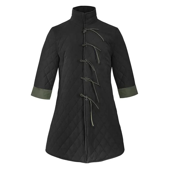 Hommes médiévaux épais rembourré Gambeson manteau Aketon complet 4/3 manches longueur veste armure C