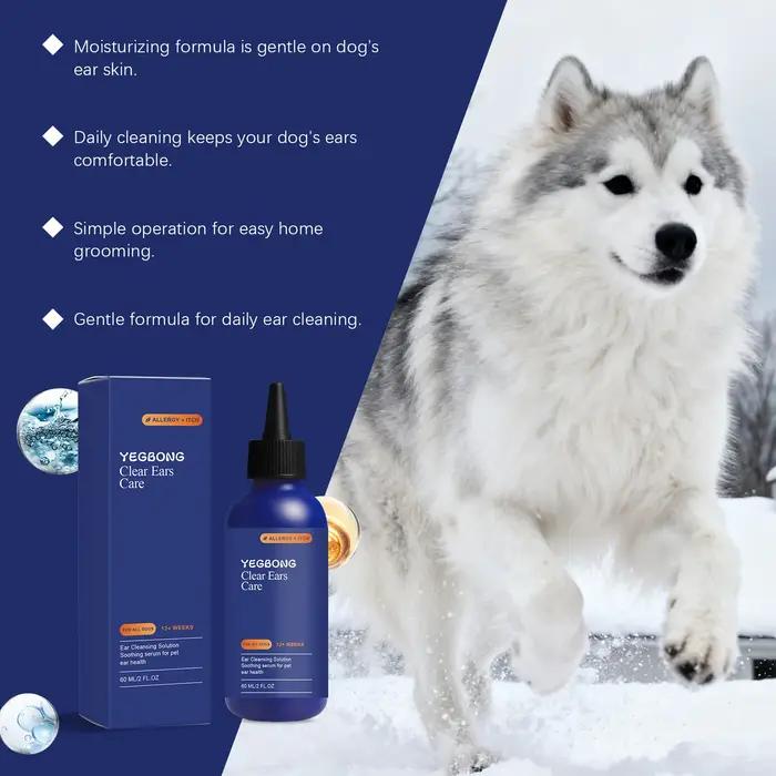 Nettoyant liquide pour oreilles de chien