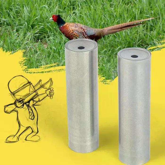 Sifflet d'extérieur en acier pour la chasse au faisan