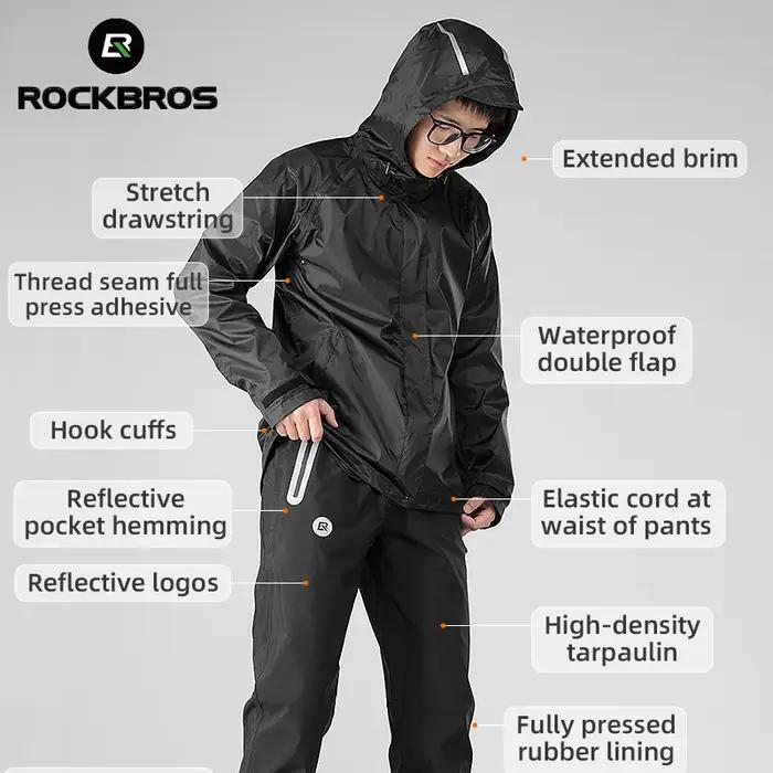ROCKBROS – ensemble veste et pantalon de cyclisme