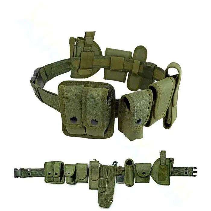 Ensemble de ceintures tactiques d'extérieur, garde de sécurité de Police, équipement modulaire, sac