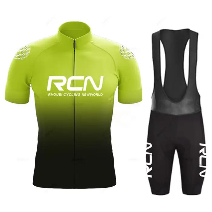 Rcn – Maillot de cyclisme à manches courtes pour hommes, ensemble pour l'été, vêtements de vélo, Rop