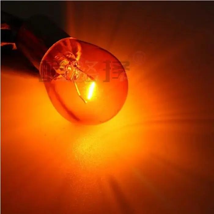 Ampoule chromée ambre 581 py21w S25 bau15s