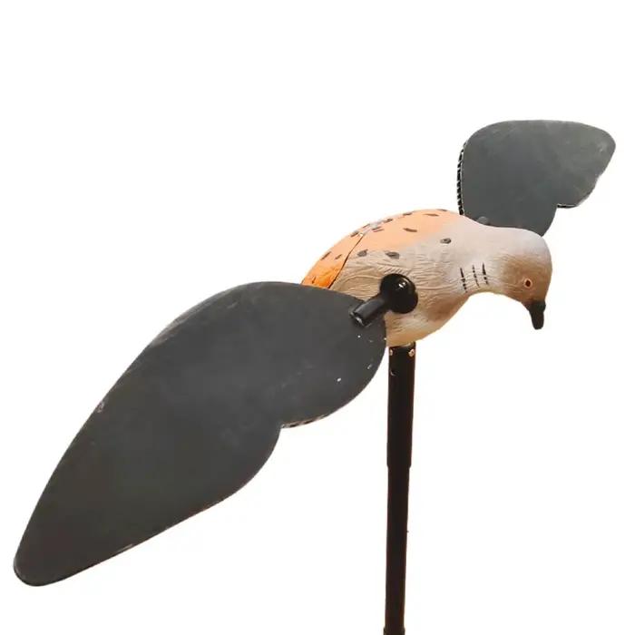 Leurre canard électrique télécommandé avec ailes rotatives - Appât de chasse réaliste pour jardin