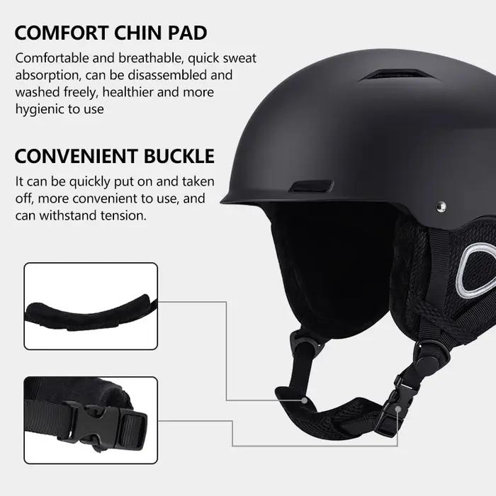 Horntour nouveau casque de Ski ABC + EPS haute qualité garder au chaud casque de Ski Anti-impact pou