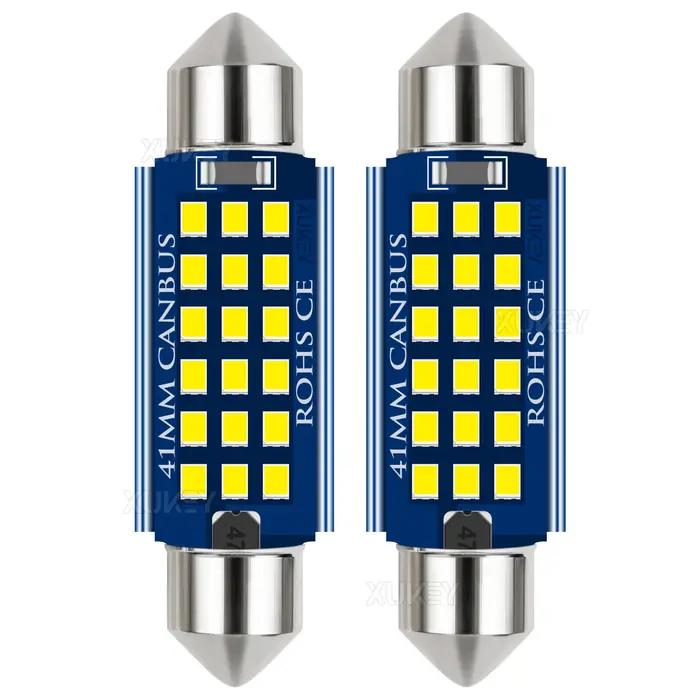 4x 578 ampoule LED blanc brillant 500LM 2016-SMD LED C5w intérieur dôme carte porte lumières ampoules 211-2 212-2 569