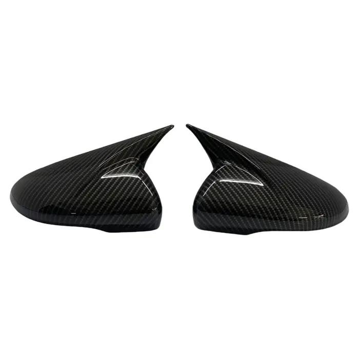2 couvercles de rétroviseur latéral aspect carbone, pour VW, Volkswagen Golf 6 MK6 GTI GTD 2009 – 20