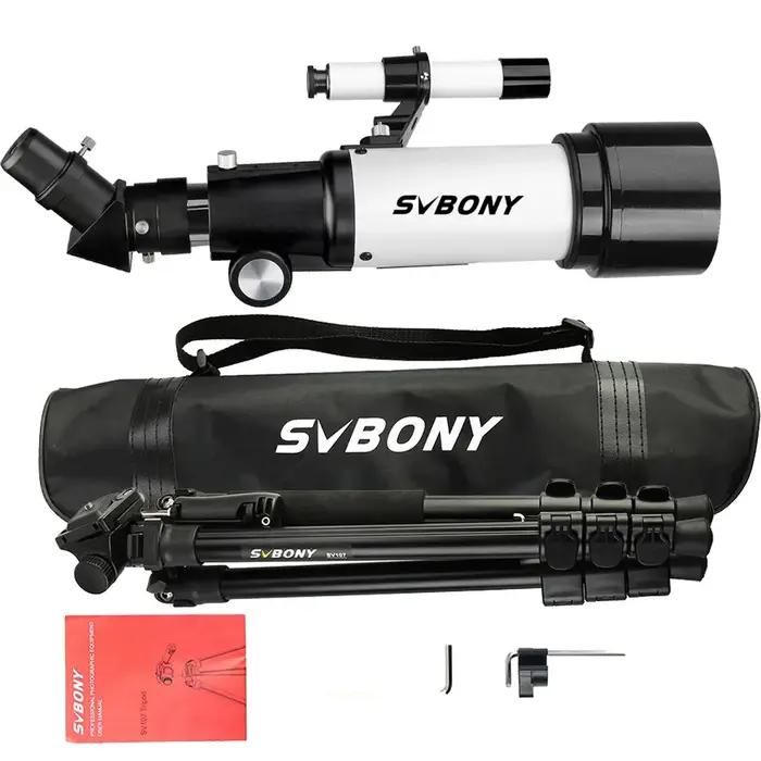 Télescope astronomique SVBONY SV501P pour débutants - observation lune et planètes