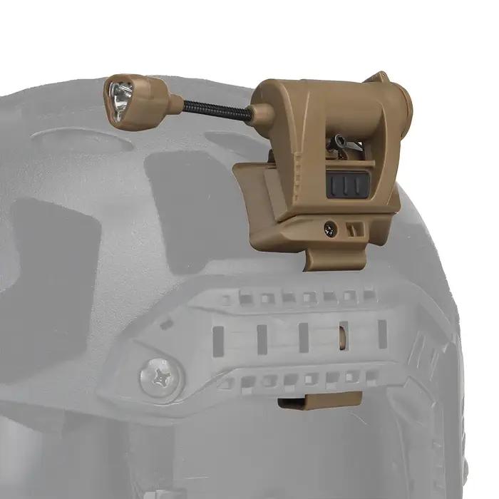 Lampe tactique MPLS pour casque 3 modes LED IR - Éclairage nocturne chasse militaire vélo équipement