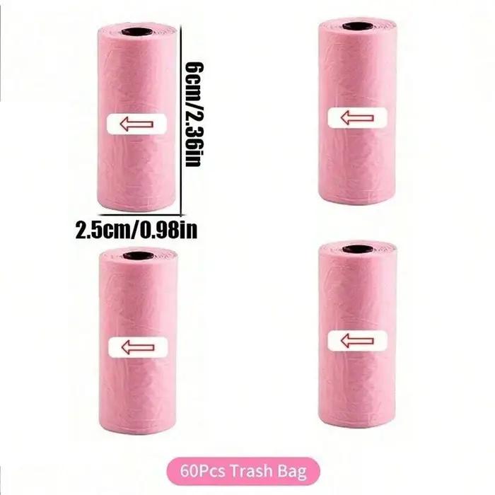 Poubelle de voiture avec couvercle – 4 rouleaux de sac poubelle, poubelle suspendue anti-fuite et po