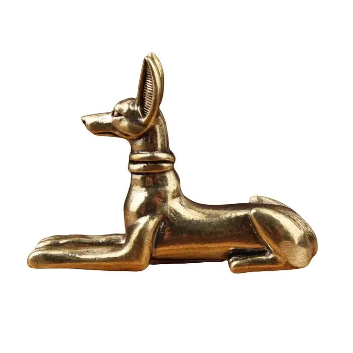 Statue de sabot de pharaon égyptien en laiton – Pièce d'art décorative exquise pour la maison