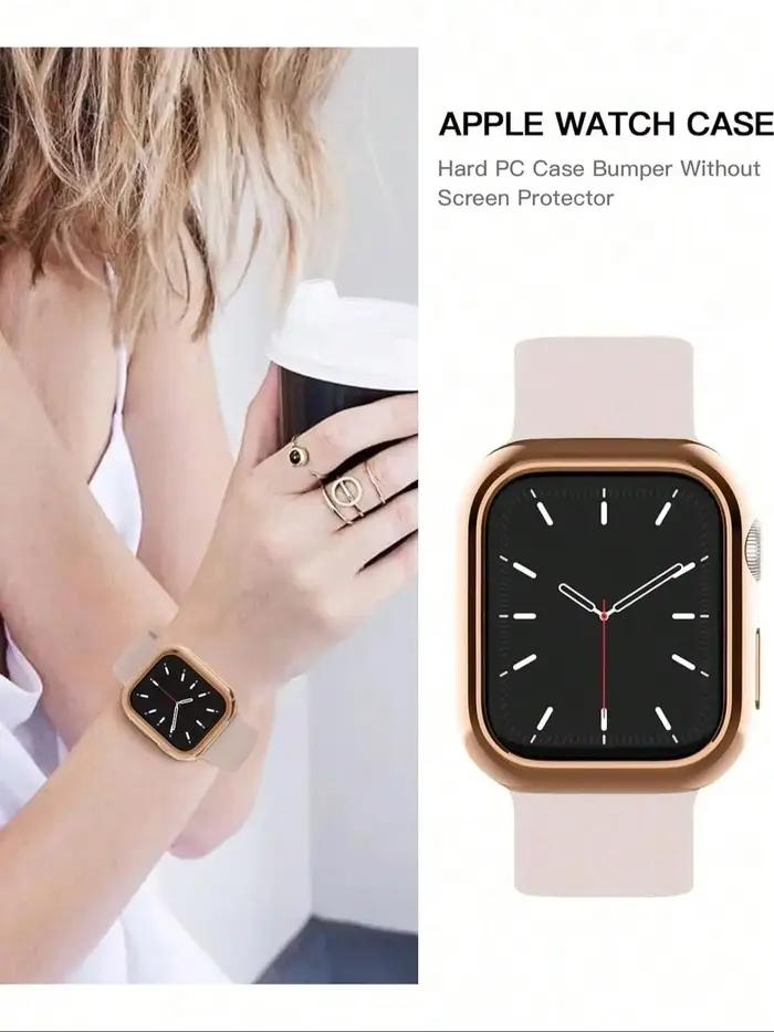Coque protection Apple Watch 45mm 41mm 40mm 44mm - Bumper PC dur compatible SE 9 8 7 6 5 sans verre