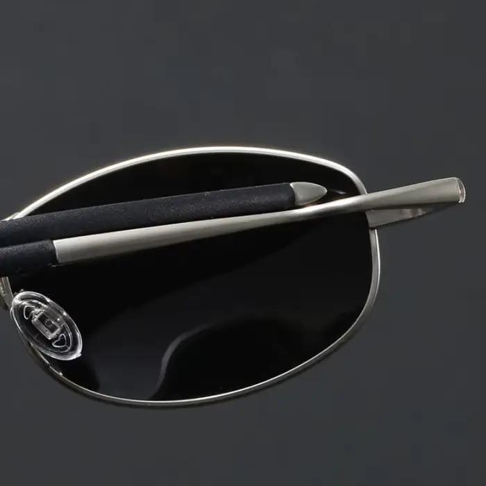 Lunettes de soleil polarisées pour hommes, Protection UV400, monture métallique Ultra légère, pour l