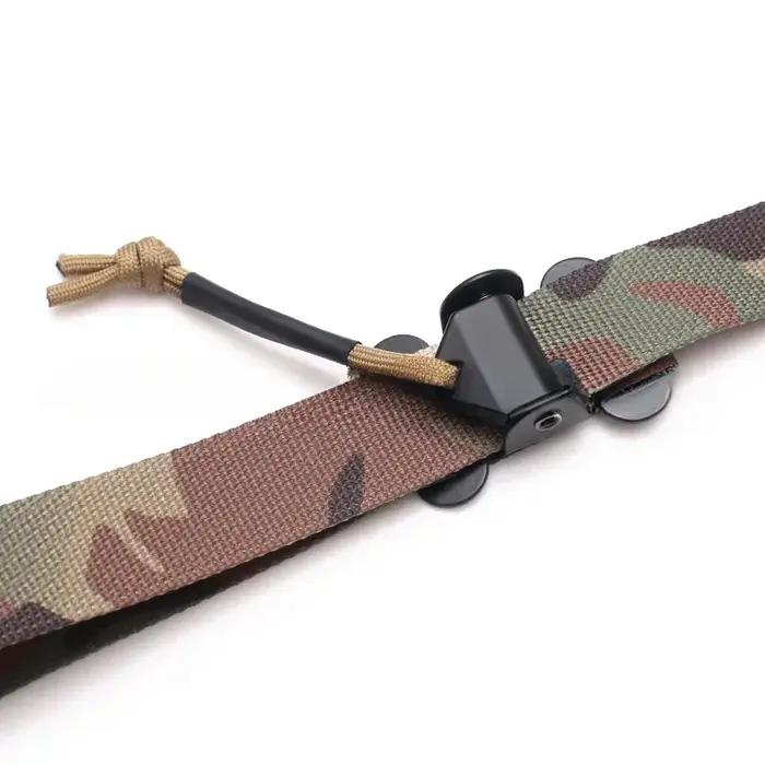 Élingue tactique pour fusil de chasse homme toile de nylon 500D rembourrée configuration un ou deux points confortable pour tir et chasse