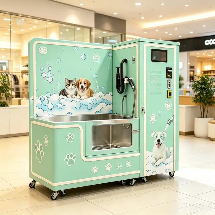 Machine de toilettage automatique pour animaux de compagnie