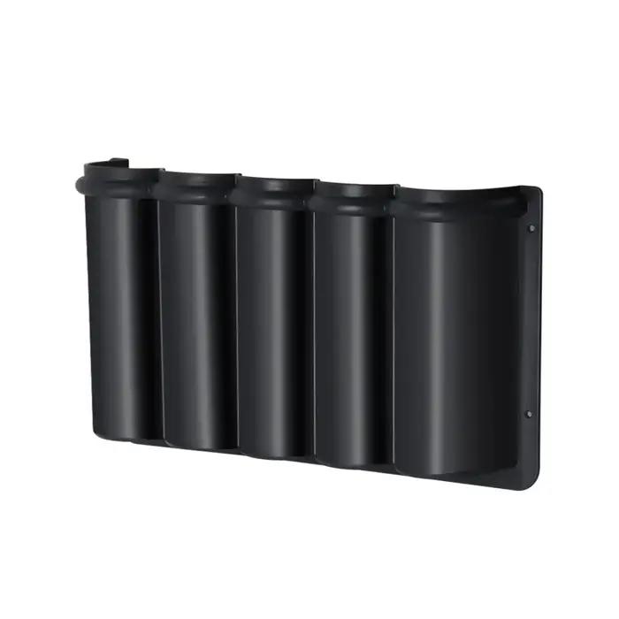 Boîte de rangement sous le siège pour van en plastique ABS durable noire pour ranger canettes et produits de nettoyage occasions de voyage camping-car