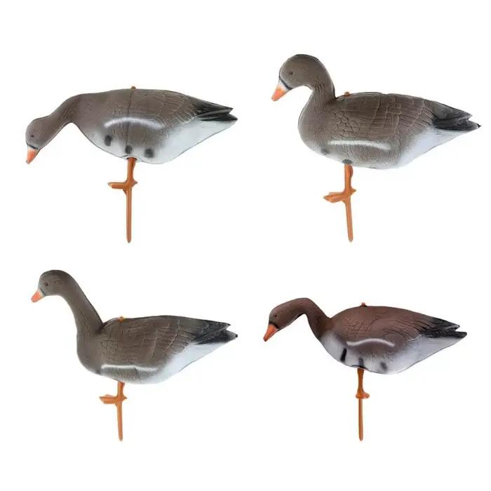Leurre 3D réaliste en mousse pour chasse à l'oie - Épouvantail plastique pour contrôle des oiseaux d'eau