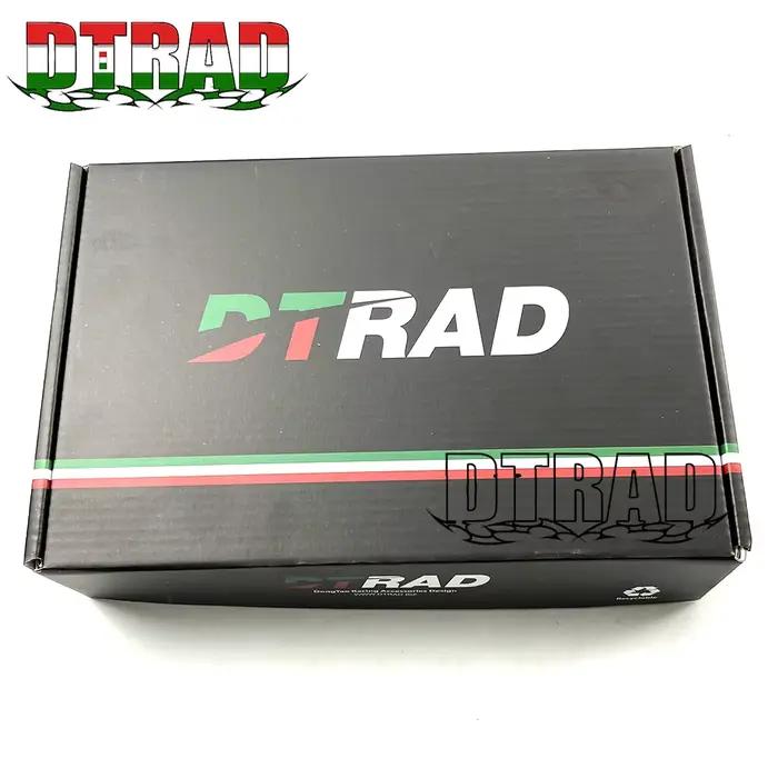 Couvercle de radiateur d'étrier avant de moto, conduits d'air de refroidissement de frein en Fiber d