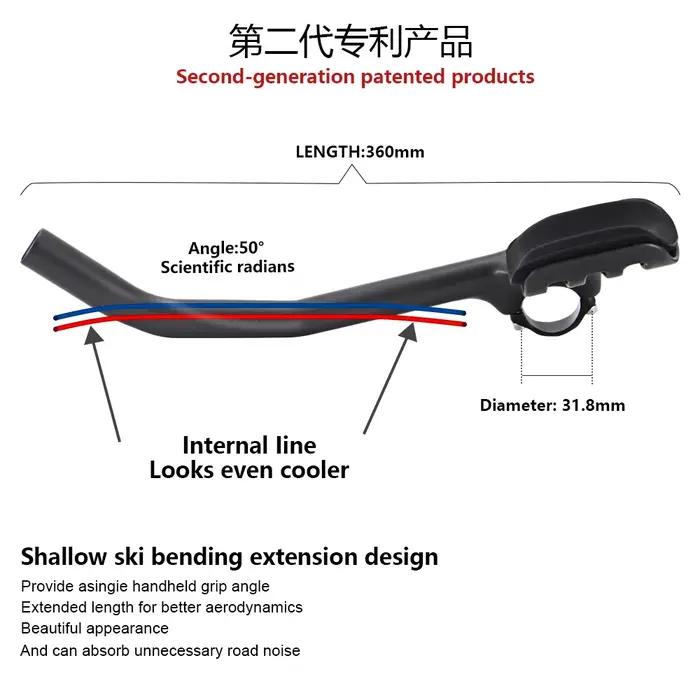 Barre de repos de vélo en fibre de carbone RXL SL pour triathlon et vélo de route occasions spéciales et cadeaux pour cyclistes passionnés