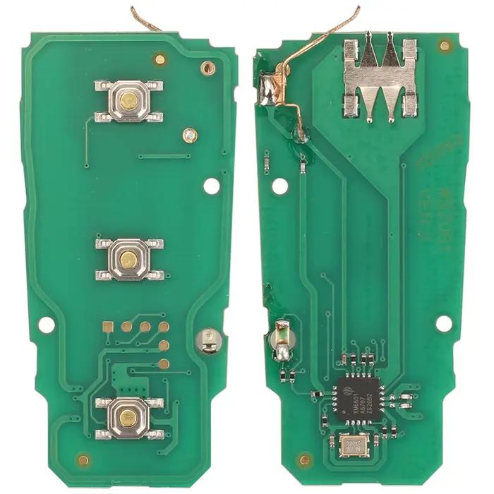 Jingyuqin – clé télécommande intelligente 3C0 959 752 BA, 434Mhz, avec puce ID48, 3 boutons, pour vo