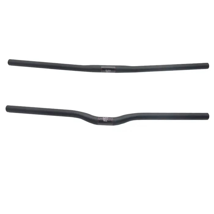 Guidon de vélo pliant entièrement en carbone, guidon horizontal, forme unique, guidon droit ultralég