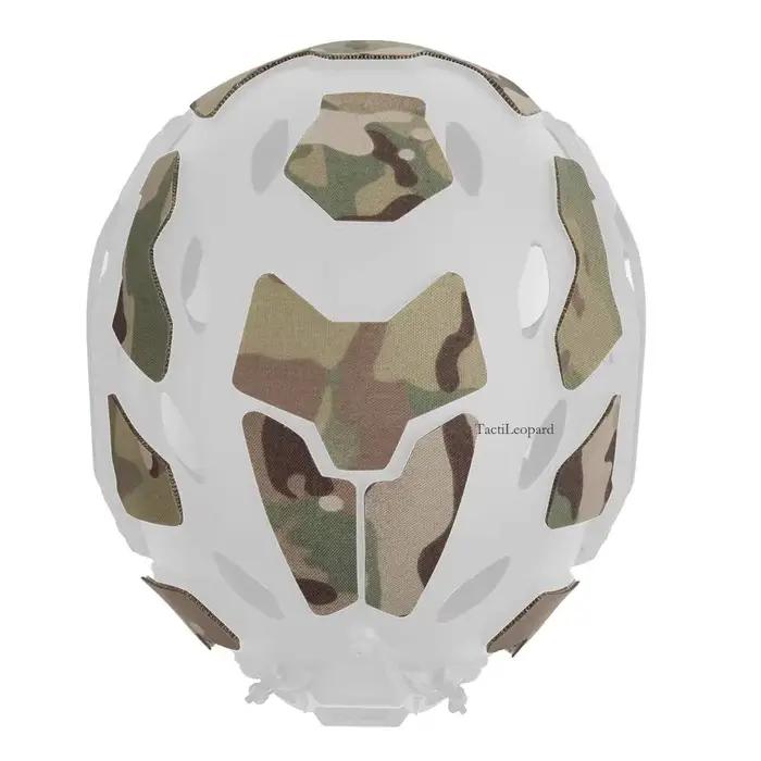 Patchs tactiques Hook & Loop pour casque FAST SF chasse - fixation camouflage et gestion câbles accessoires