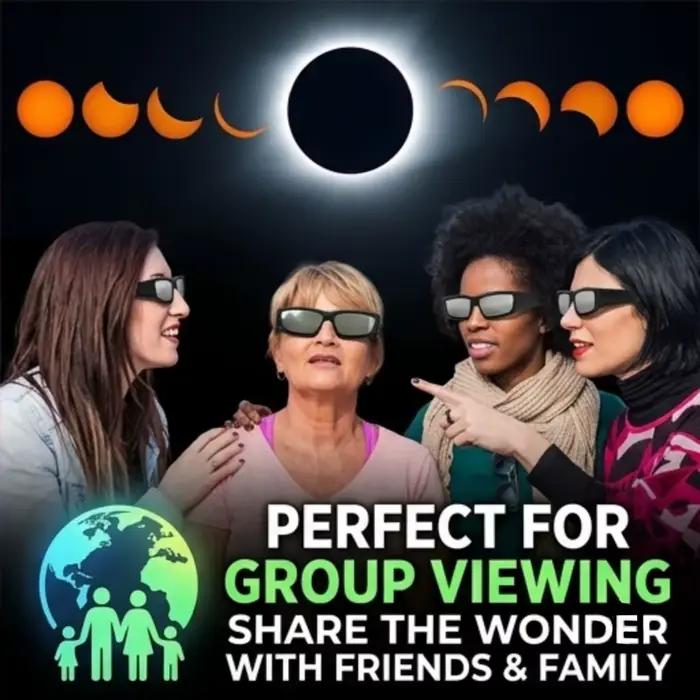 Lunettes d'observation éclipse solaire Safe Solar - Protection professionnelle pour observation directe du soleil