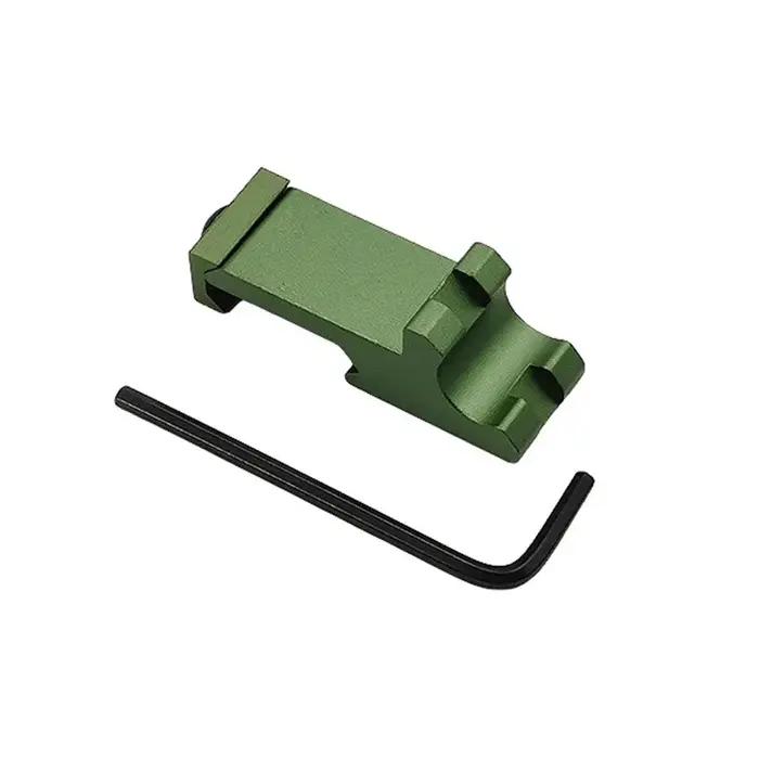 Adaptateur latéral décalé d'angle de 45 degrés RTS 20mm, Rail Picatinny, lampe de poche tactique, portée Laser, montage pour fusil de chasse
