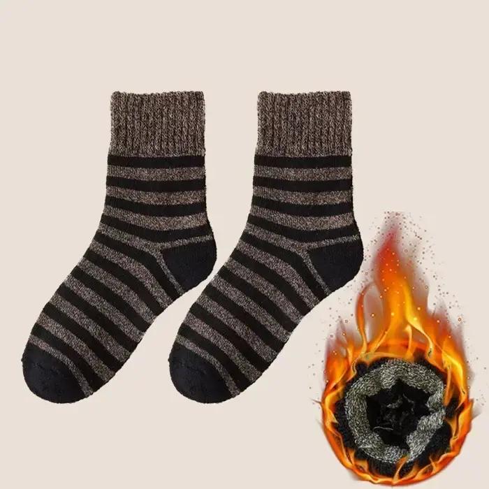 Chaussettes chasse hiver laine mérinos homme super épaisses chaudes antigel qualité premium