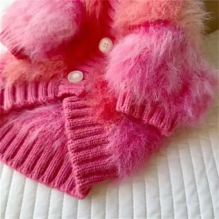Pull en fausse fourrure blanc pour petits chiens Teddy Bichon Poméranien hiver confort sécurité