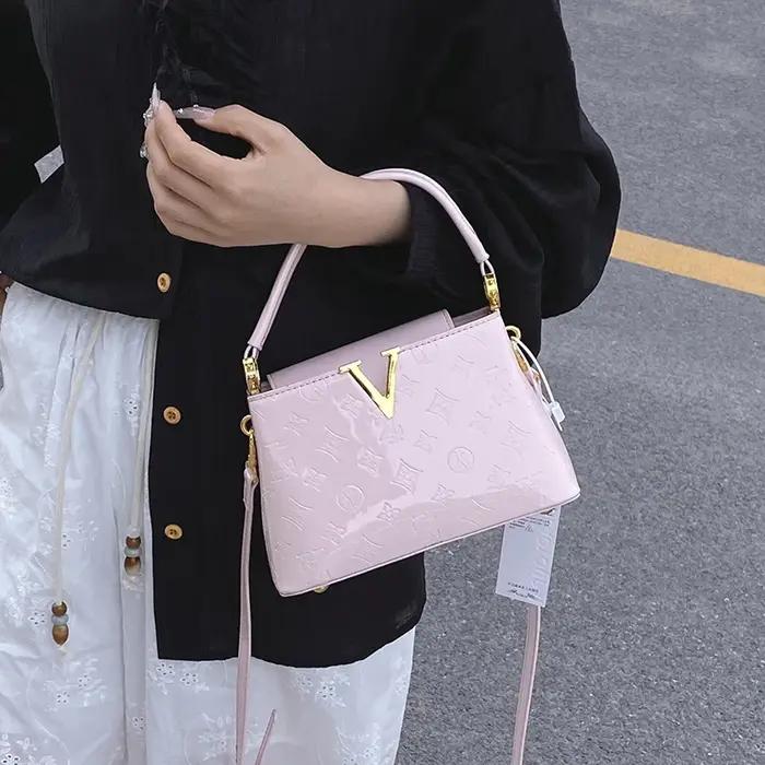 Sac messager élégant pour femme 2026, sac à bandoulière en cuir de haute qualité pour femme avec sty
