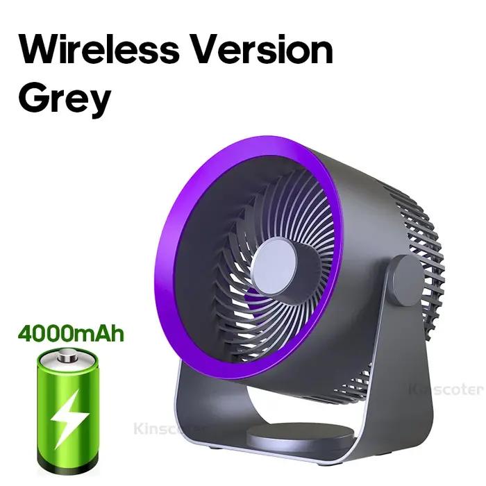 KINSCOTER Ventilateur électrique multifonctionnel Circulateur sans fil Portable