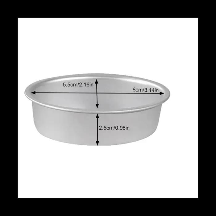 Mini moule naren alliage de métal en forme d'œuf, moule à gâteau, moule à fromage, support à tarte,
