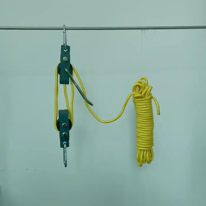 Système de levage de poulie de palan de jeu de cerf de chasse