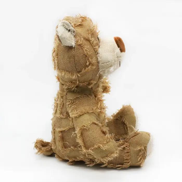 Jouet pour chien en peluche couineur en forme d'ours mendiant
