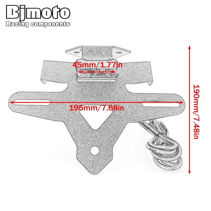Support de plaque d'immatriculation en acier inoxydable pour Triumph Street Triple 765 R RS 2020 2025 élégant pour motards sécurité conducteur nuit