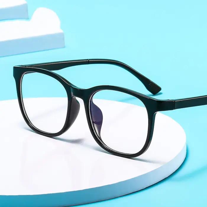 Lunettes d'ordinateur transparentes, monture PC, pour femmes et hommes, anti-lumière bleue, verres c