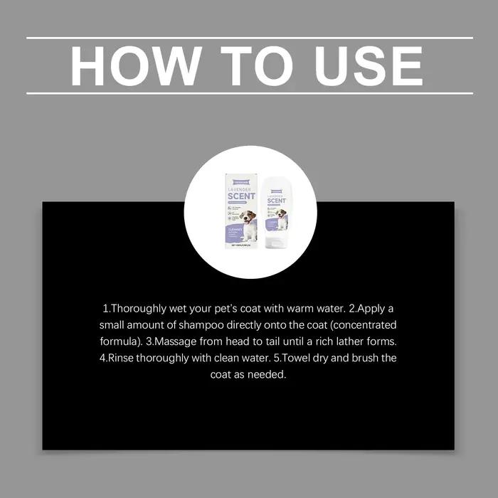 Shampooing et revitalisant 4-en-1 pour chien à l'avoine