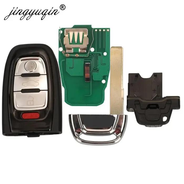 Jingyuqin – clé télécommande intelligente, Semi-clé, 3/4BTN, 315/433/868MHz, 8T0 959 754C, pour Audi
