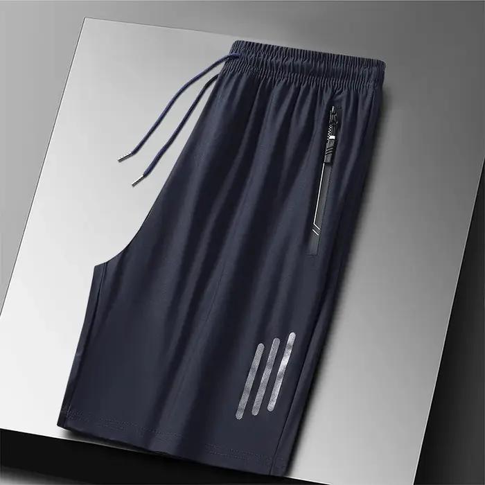Short de Sport en soie glacée pour homme
